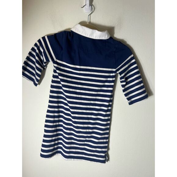 Vineyard Vines Girls Navy and White Stripe Dress Sz XS - Picture 2 of 3